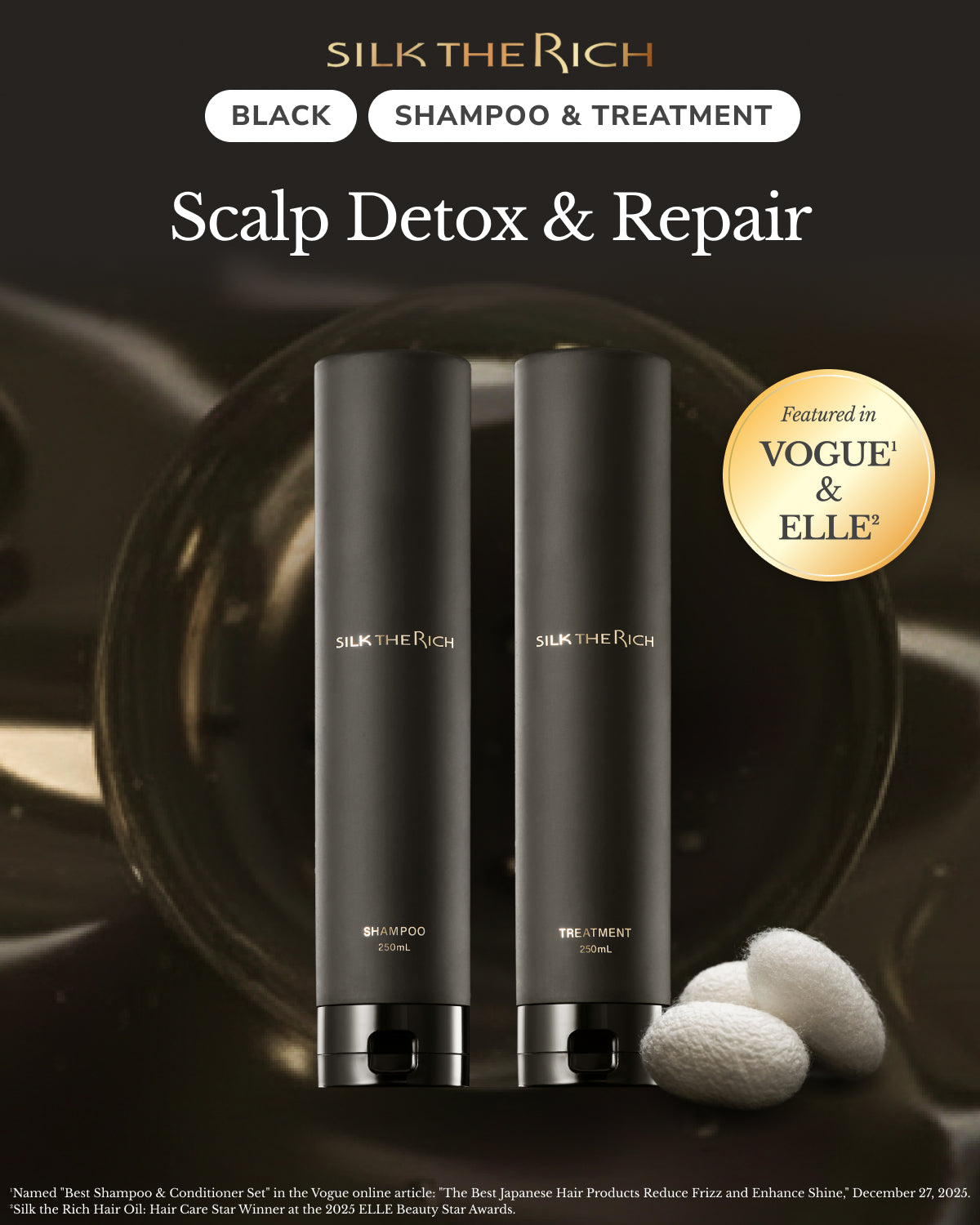 Black - Shampoo & Treatment (Conditioner)